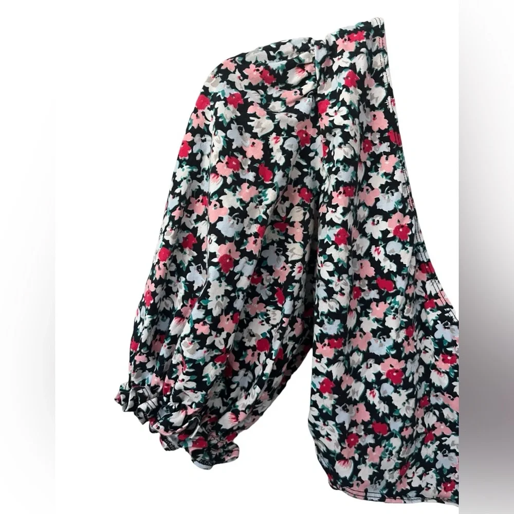 Urban Outfitters Floral Blouse Top Size M - Picture 3 of 6